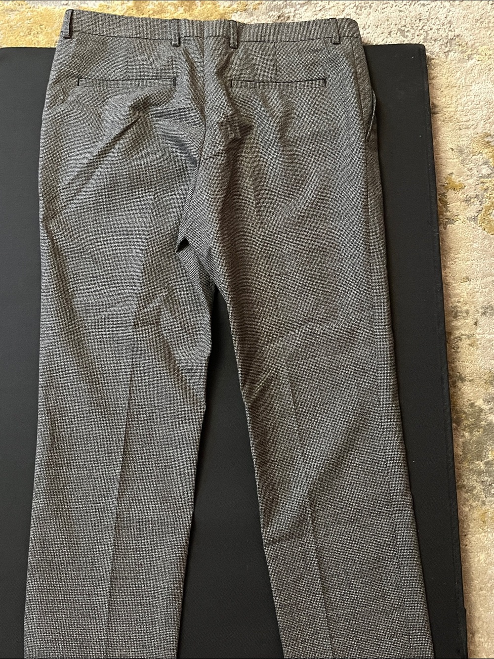 The Kooples Classic Black Gray Textured mens Dress Pants size 34x32 NEW - Picture 5 of 7